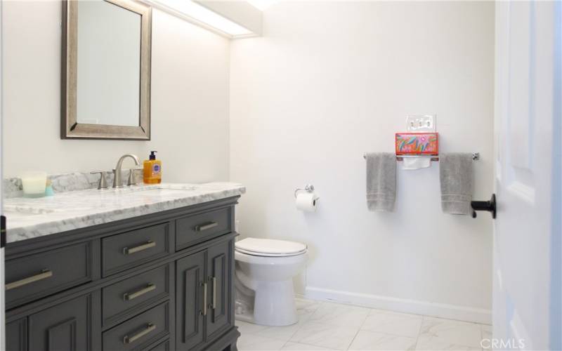 Suite Bath with Double-Sink Vanity