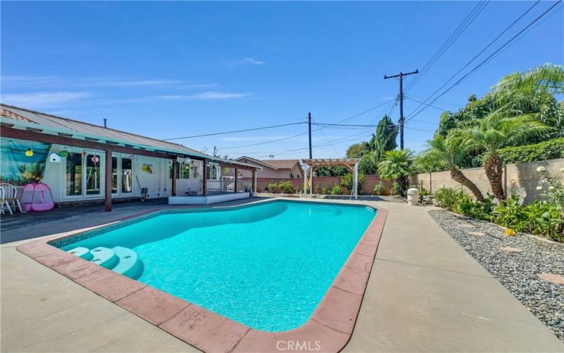 Backyard pool