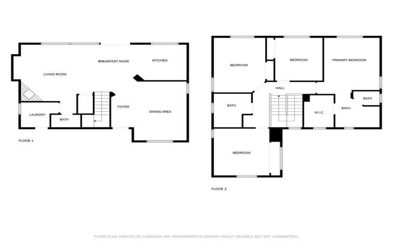 Floor Plan Up & Downstairs