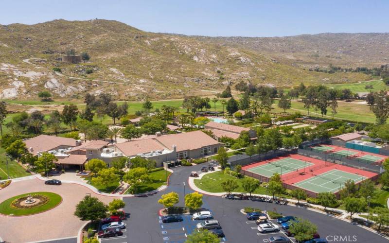 Overhead of Lodge and amenities