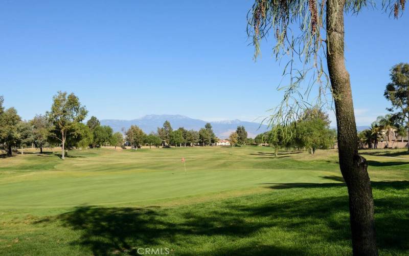 One of the golf course fairways