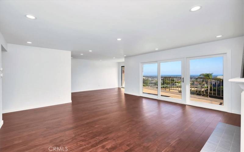 From living room looking towards dining area