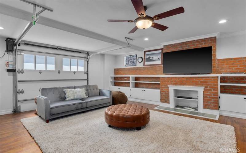 Lower level space makes for the perfect play/hangout room