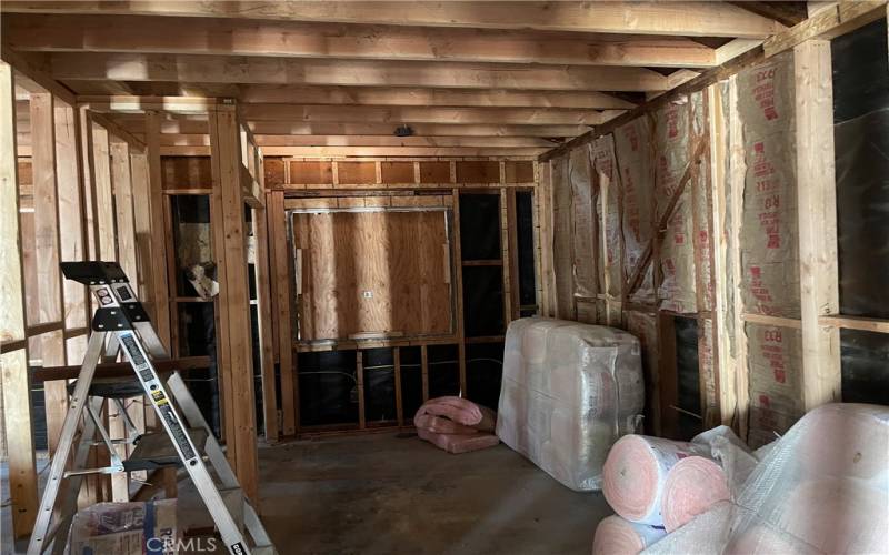 ADU bedroom framing