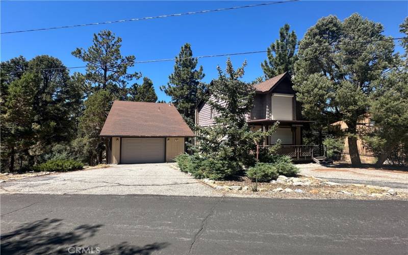 Property has Two Driveways; One in Front of House and this Double one in Front of Double (Tandem) Garage