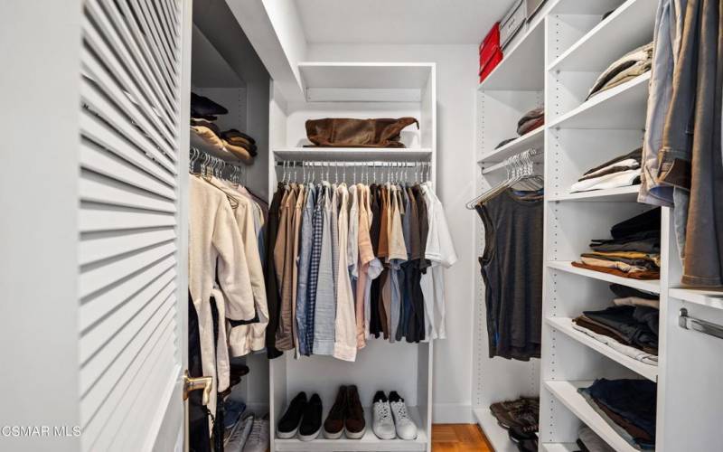 Primary Walk in Closet