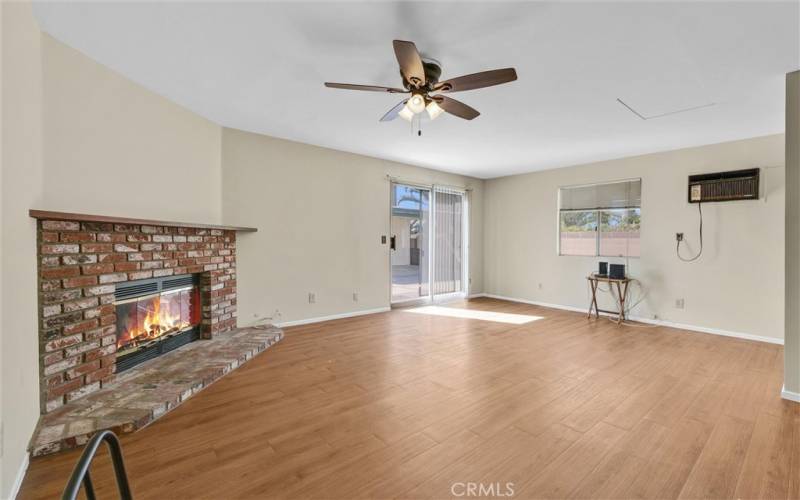 Family room with a lot of natural light.