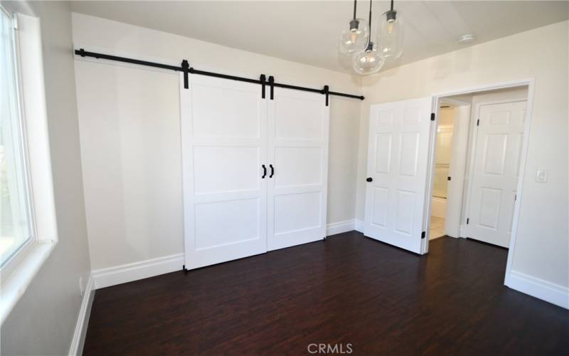 Downstairs bedroom closet