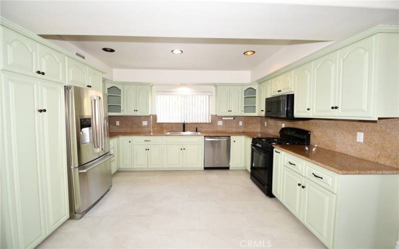 New kitchen laminate tile floor