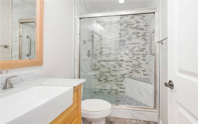 Remodeled guest bath