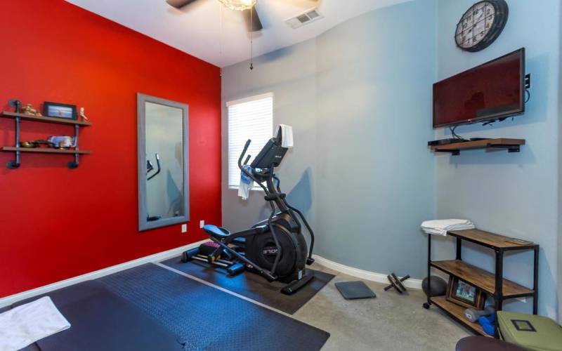 FITNESS ROOM BEDROOM OR DEN OFFICE