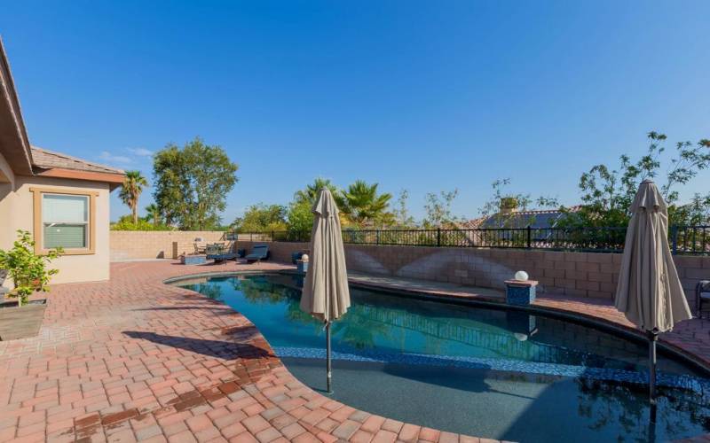 POOL WITH TANNING LEDGE