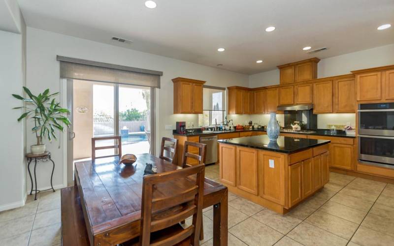 BREAKFAST AREA AND KITCHEN