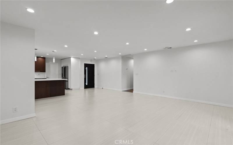 Living room facing kitchen area 3