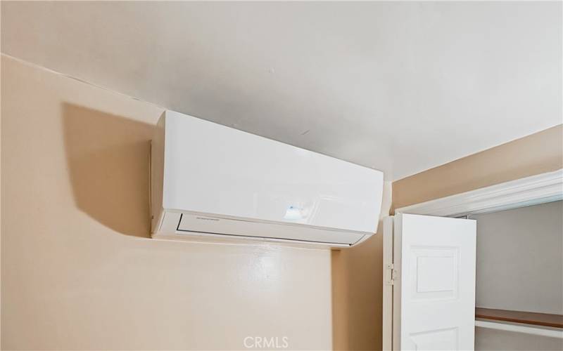 Ductless Air Conditioner in Bedroom