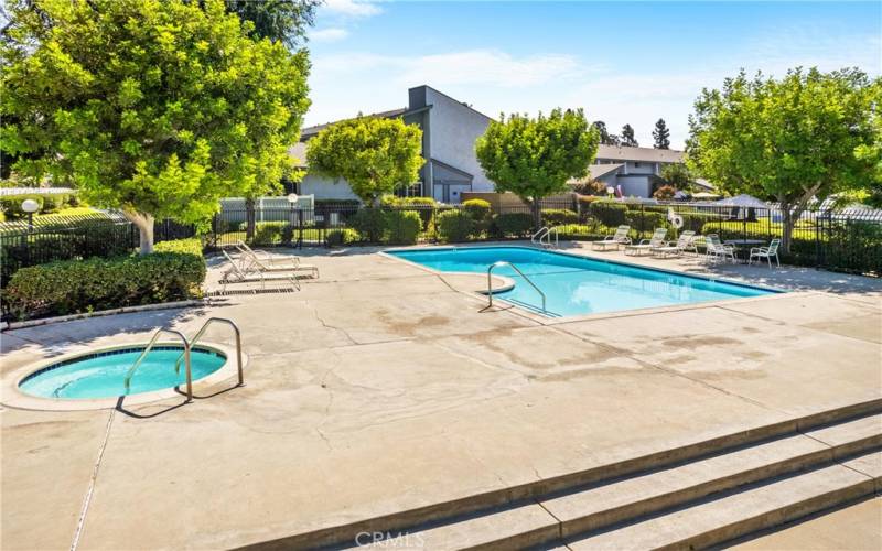 POOL AND SPA AREA