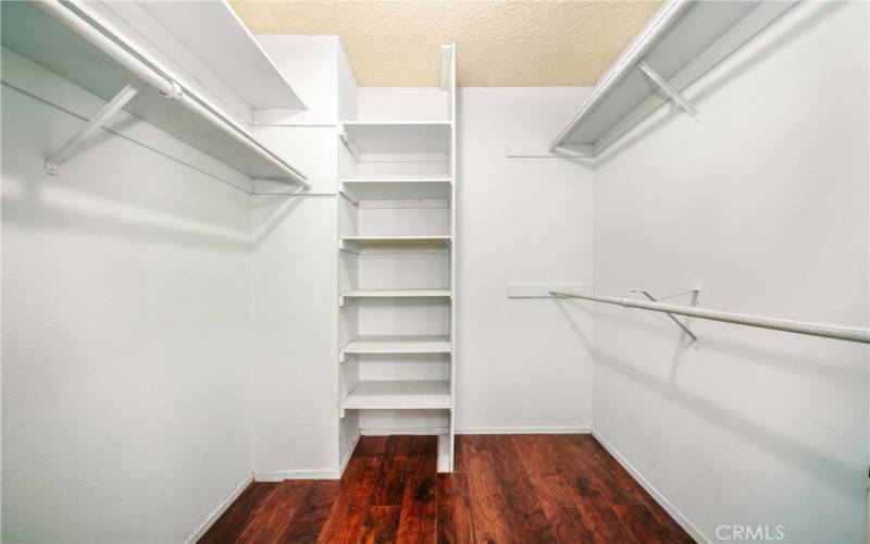 PRIMARY WALK IN CLOSET