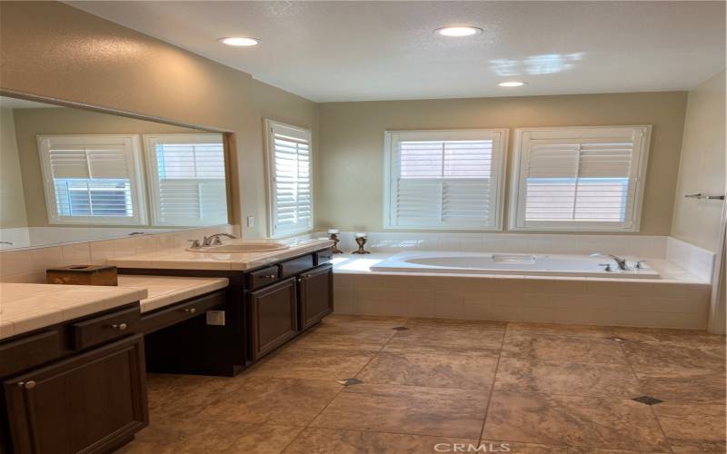 Primary Bathroom with Jetted Tub