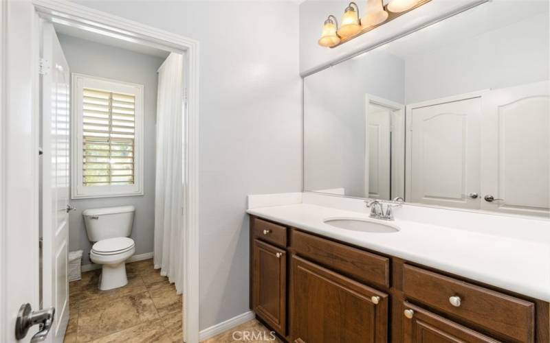 Upstairs Bath with Access from Bedroom 2