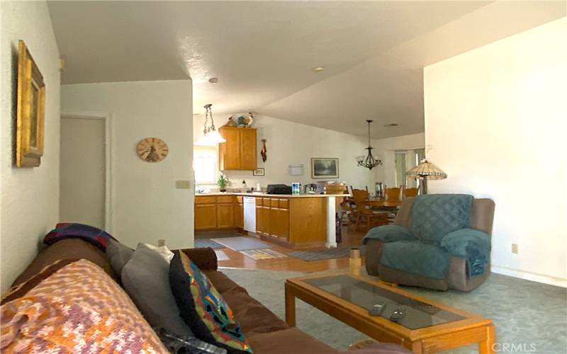 Living Room Looking into Kitchen