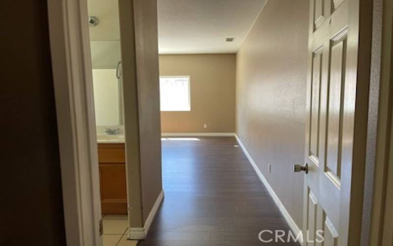 Entry to master bedroom in 14615 Tucson St, Victorville CA 92394