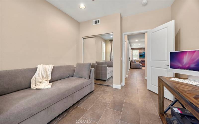 MAIN FLOOR BEDROOM WITH CLOSET