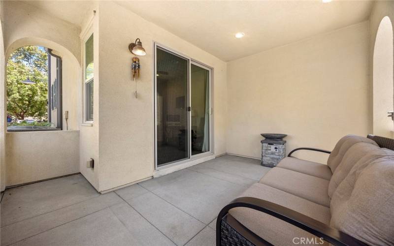 COVERED CABANA PATIO JUST OUTSIDE OF THE THIRD BEDROOM