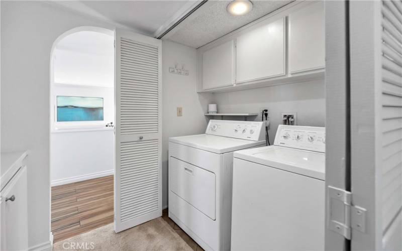 Interior Laundry Closet(washer & dryer not included)