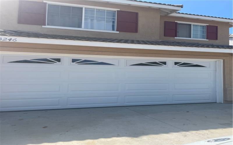 New garage door