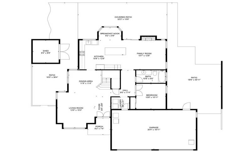 Approximate Representation of 1st Floor