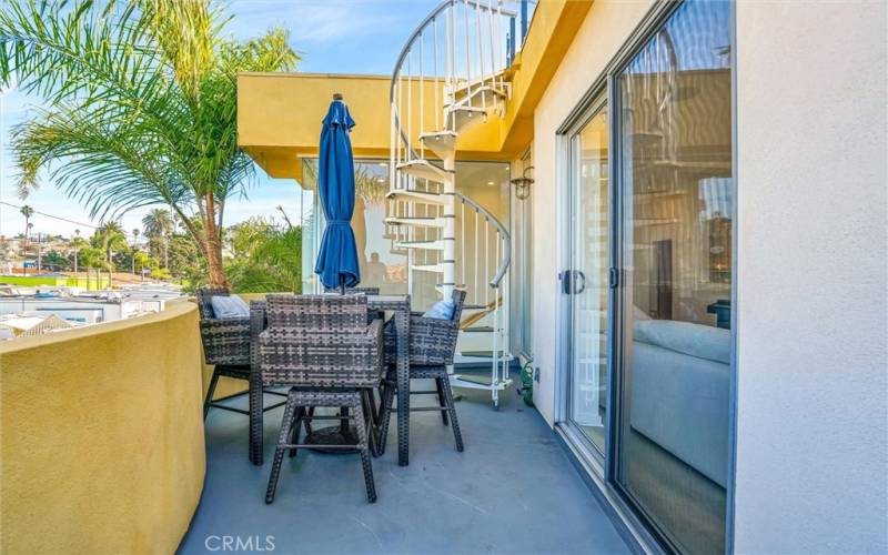 Balcony off Living Room