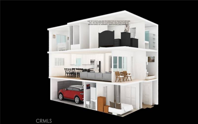 3D Dollhouse View