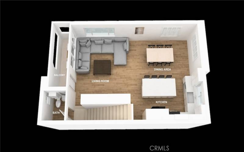 Main Level 3D Floor Plan