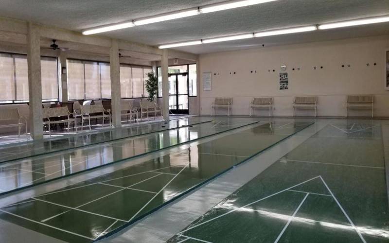 Indoor shuffleboard