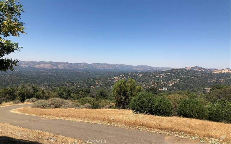 Lovely mountain views from front yard.