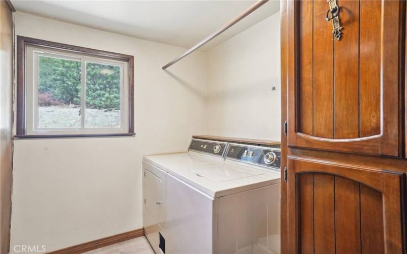 Laundry room off the kitchen