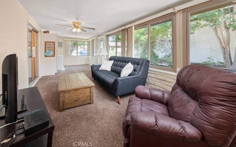 Finished Sunroom / Family room