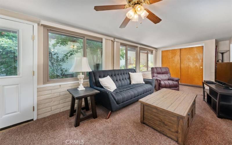 Finished Sunroom / Family room