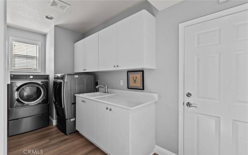 Laundry Room includes washer/dryer