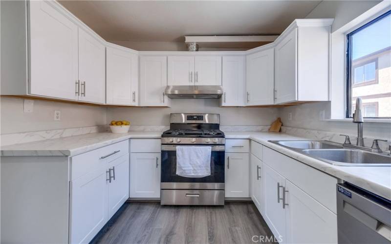 Kitchen with new appliances