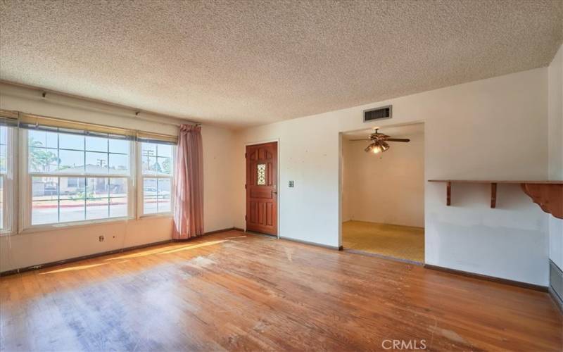 Living Room open to dining area