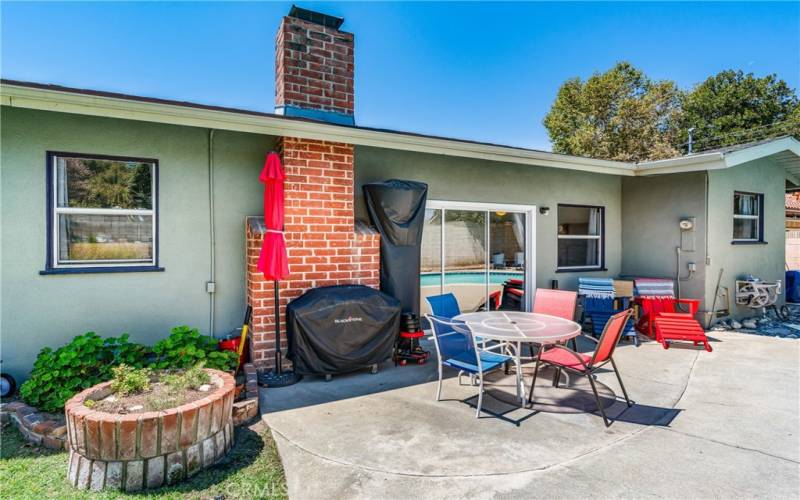 Concrete Patio Area