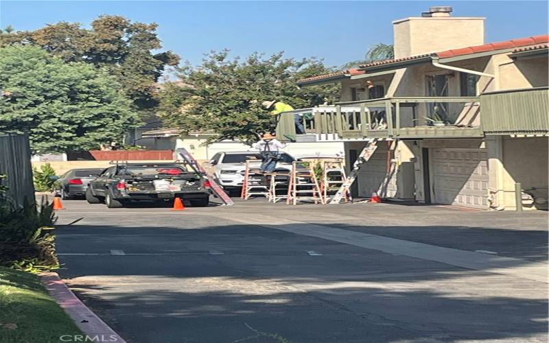 balconies being upgraded by HOA