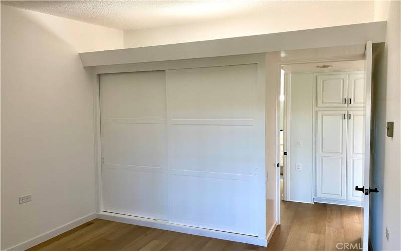 bedroom next to the bathroom