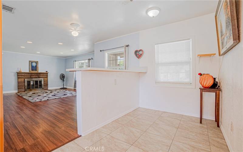 Dining area.