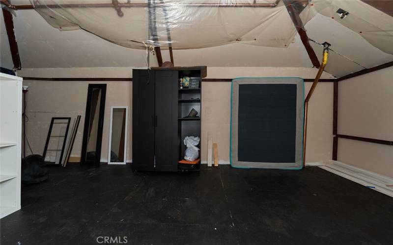 Large storage room off of loft, large enough to make a 3rd bedroom