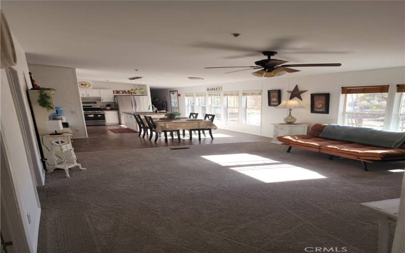 Great Family Room and Kitchen
