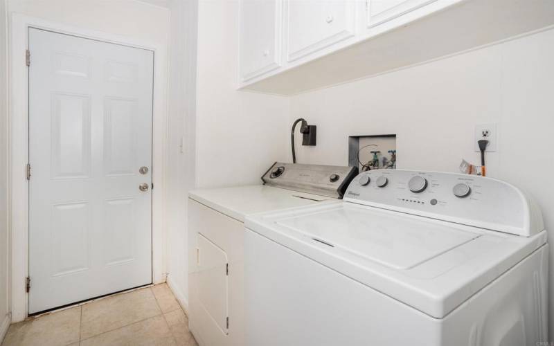 Includes the washer & dryer.