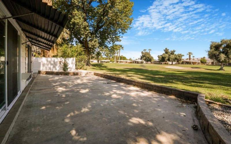 Back Patio & View