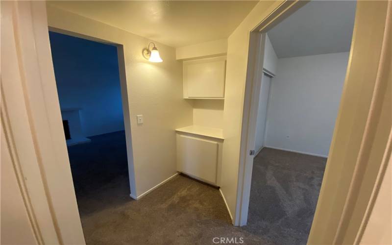 Hallway to bedroom 2 & bathroom 2